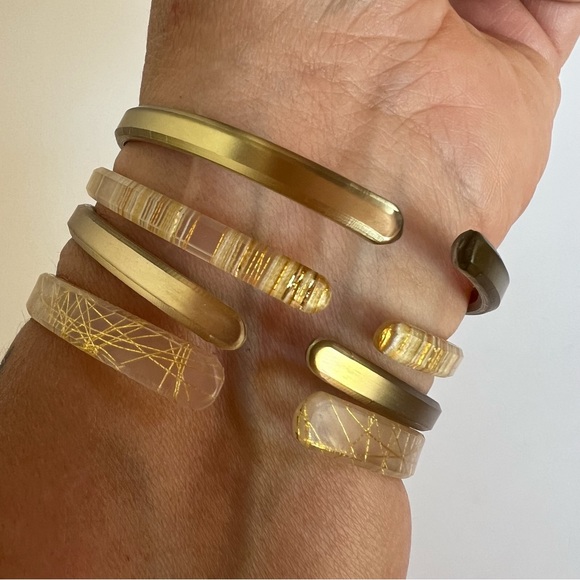 Color By Amber Skinny Bracelet Stack - Picture 2 of 4